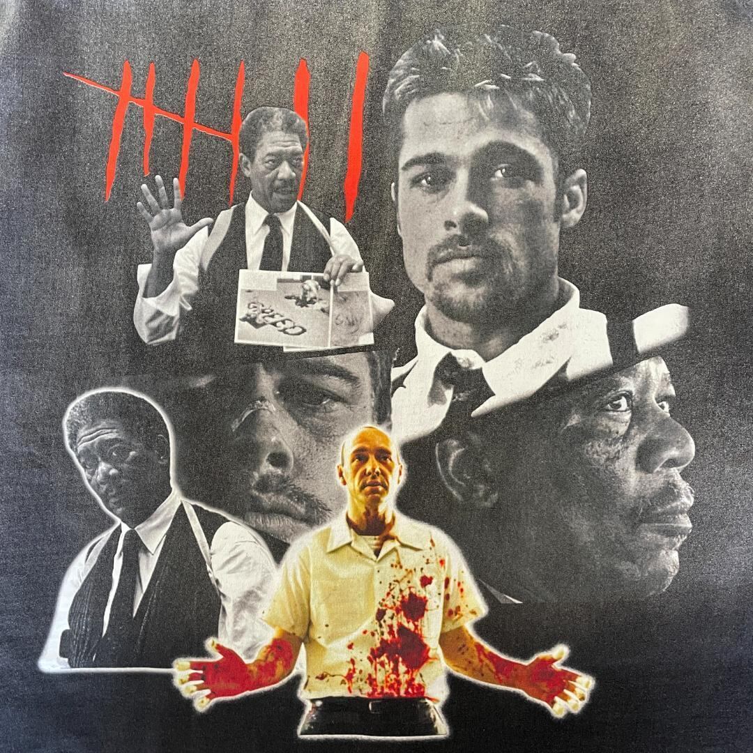 Tシャツ seven セブン ブラピ ブラッドピット 映画 ムービー フェード