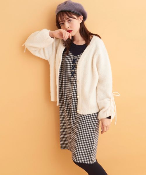 フワフワニットカーディガン/MAJESTIC LEGON(マジェスティックレゴン