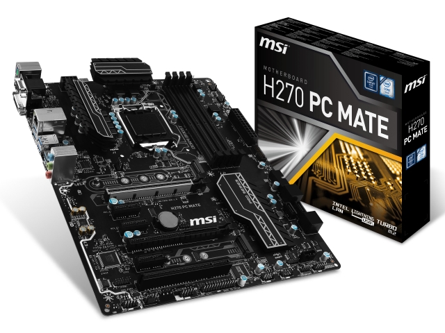 MSI H270 PC MATE インテル 200シリーズ LGA1151対応 intel H270チップ