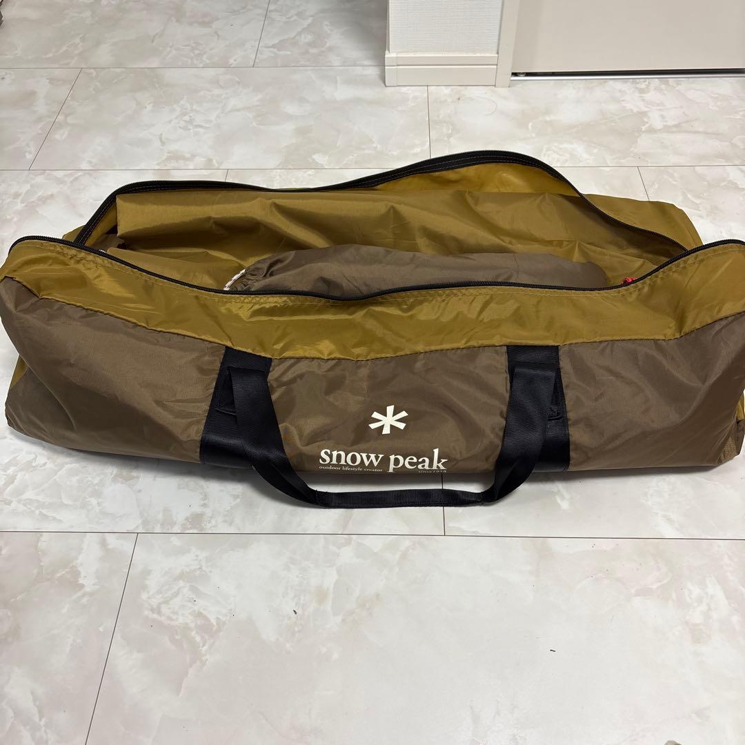  peak キャンプテント ブラウン スノーピーク(snow peak) テント 小型テント 雪峰祭23春タープ